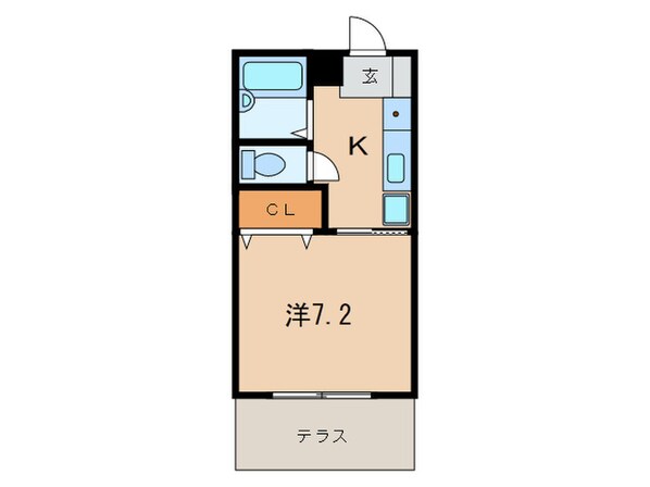 ウッディ六甲の物件間取画像